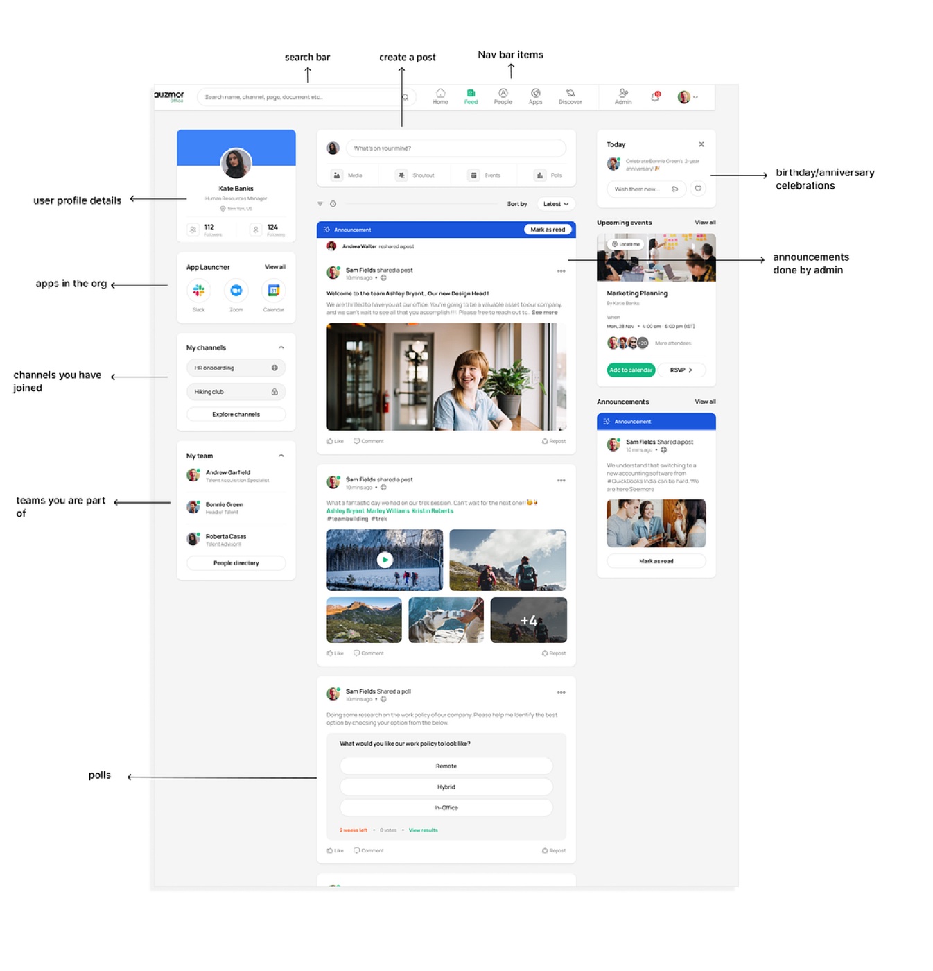 Building Auzmor Office — an intranet for employee experience